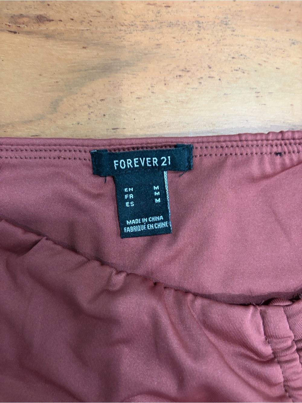 Forever 21 Rust Ruched Mini Skirt - Rust - Picture 6 of 7